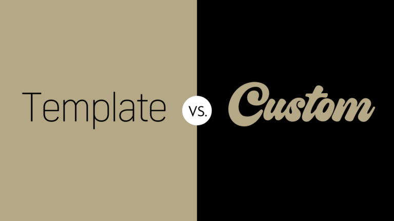 Photo of My Template vs. Custom Websites: Explained